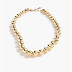 🆕 J. Crew Gold Beaded Necklace